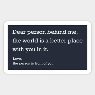 Dear Person Sticker